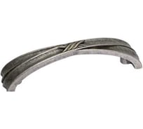 Ручка-скоба Giusti 96мм, отделка старое серебро с блеском WMN.611X.096.M00E8