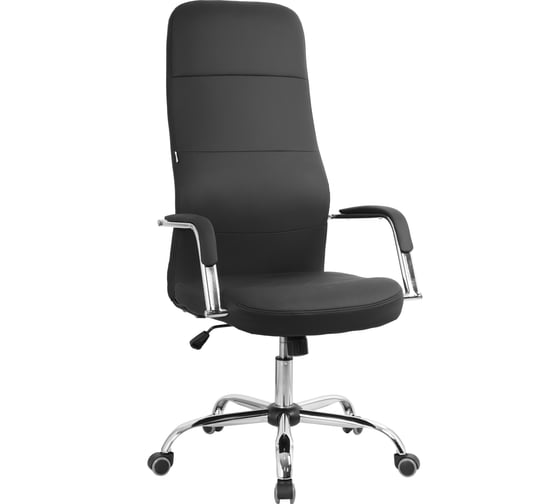 Офисное поворотное кресло KSG Kingstyle SHL-16 Glance PU Chrome (черный) KS-001021