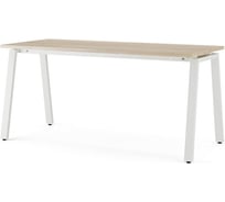 Стол офисный Kobor A-140/70 white/natural 210802