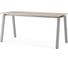 Стол офисный Kobor A-160/70 aluminum/natural 210699 1