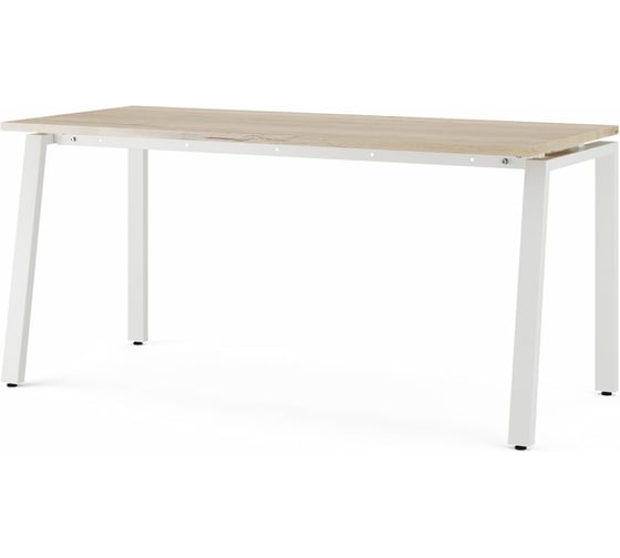 Стол офисный Kobor AB-140/70 white/natural 211218