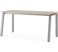 Стол офисный Kobor AB-160/70 aluminum/natural 211115