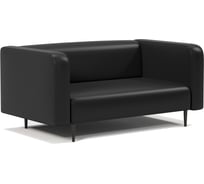 Диван офисный Шарм Акцент экокожа черный 34062026608