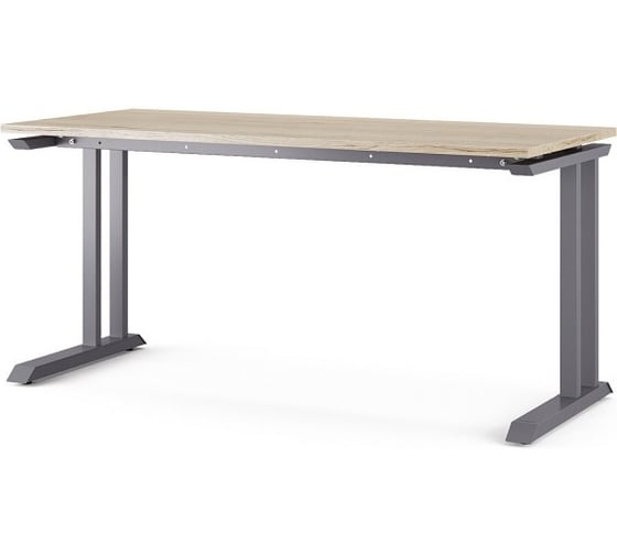 Стол офисный Kobor L1-140/70 graphite/natural 211842