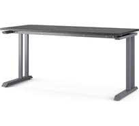 Стол офисный Kobor L1-160/70 graphite/wood 211822