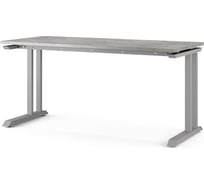 Стол офисный Kobor L1-160/70 aluminum/chicago 211905