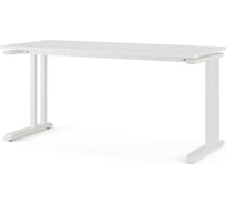 Стол офисный Kobor L1-160/70 white/premium 211988