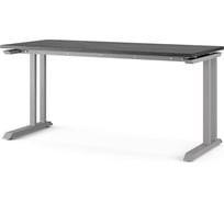 Стол офисный Kobor L1-160/70 aluminum/wood 211926