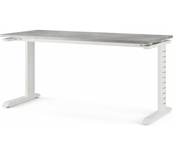 Стол офисный Kobor L2-140/70 white/chicago 212424