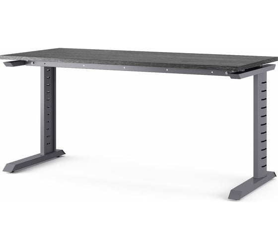 Стол офисный Kobor L2-140/70 graphite/wood 212237