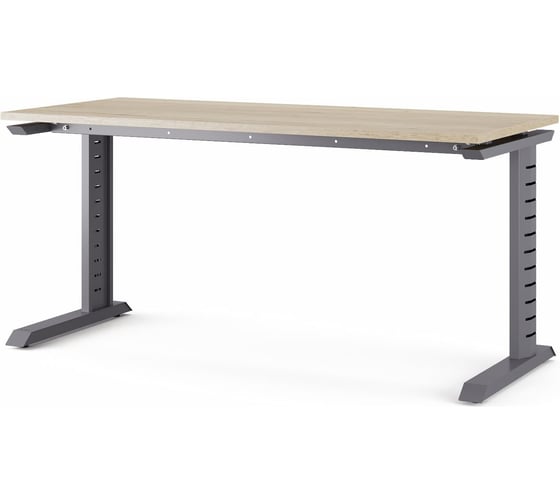 Стол офисный Kobor L2-160/70 graphite/natural 212259