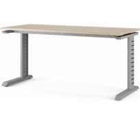 Стол офисный Kobor L2-160/70 aluminum/natural 212363