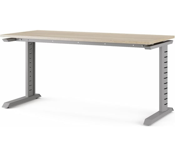 Стол офисный Kobor L2-160/70 aluminum/natural 212363