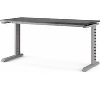 Стол офисный Kobor L2-160/70 aluminum/wood 212342