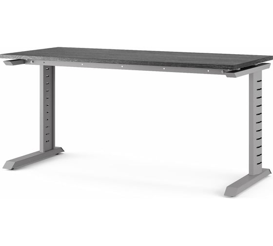 Стол офисный Kobor L2-160/70 aluminum/wood 212342