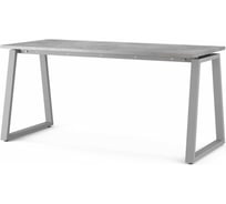 Стол офисный Kobor TR-140/70 aluminum/chicago 213984