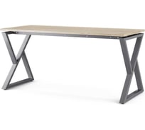 Стол офисный Kobor W-140/70 graphite/natural 211426