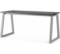 Стол офисный Kobor TR-160/70 aluminum/wood 214006