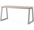 Стол офисный Kobor TR-160/70 aluminum/natural 214027 1