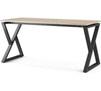 Стол офисный Kobor W-140/70 black/natural 211322