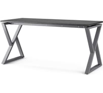 Стол офисный Kobor W-140/70 graphite/wood 211405