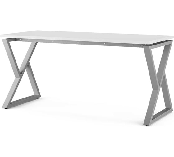 Стол офисный Kobor W-140/70 aluminum/premium 211467