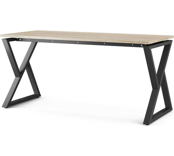 Стол офисный Kobor W-160/70 black/natural 211323