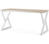 Стол офисный Kobor W-160/70 white/natural 211635