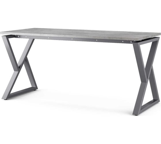 Стол офисный Kobor W-160/70 graphite/chicago 211385 1