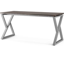 Стол офисный Kobor W-160/70 aluminum/charlston 211552