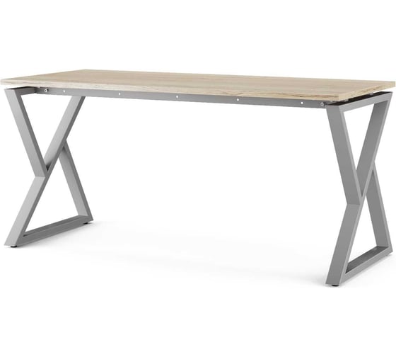 Стол офисный Kobor W-160/70 aluminum/natural 211531
