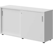 Тумба-купе низкая Альянс мебель 1400x400x750 ТКН-14.4 Белый