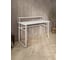 Стол компьютерный Solarius Loft, 100x60 см, с подставкой под монитор и полкой под столешницей, белого цвета с белым металлическим каркасом stol-podstavka-polka-bel-10060-white 2