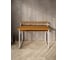 Стол компьютерный Solarius Loft, 110x60 см, с подставкой под монитор и полкой под столешницей, цвета ольхи с белым металлическим каркасом stol-podstavka-polka-olha-11060-white 4