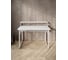 Стол компьютерный Solarius Loft, 120x60 см, с подставкой под монитор и полкой под столешницей, белого цвета с белым металлическим каркасом stol-podstavka-polka-bel-12060-white 3