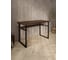 Стол компьютерный Solarius Loft, 110x60 см, с полкой под столешницей, цвета темного дуба с черным металлическим каркасом stol-polka-temd-11060-black 2