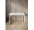 Стол компьютерный Solarius Loft, 120x60 см, с полкой под столешницей, белого цвета с белым металлическим каркасом stol-polka-bel-12060-white 3