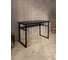 Стол компьютерный Solarius Loft, 110x60 см, с полкой под столешницей, цвета черного оникса с черным металлическим каркасом stol-polka-onix-11060-black 2