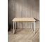 Стол компьютерный Solarius Loft, 110x60 см, с полкой под столешницей, без шлифовки и покраски с белым металлическим каркасом stol-polka-net-11060-white 3