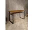 Стол компьютерный Solarius Loft, 120x60 см, с полкой под столешницей, цвета ольхи с черным металлическим каркасом stol-polka-olha-12060-black 3