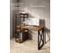 Стол-стеллаж письменный Solarius Loft, 120x60x148 см, с четырьмя полками, цвета ольхи с черным металлическим каркасом и крестообразной ножкой stol-stellaz-4polki-olha-12060-krest-black 4