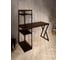 Стол-стеллаж письменный Solarius Loft, 120x60x148 см, с четырьмя полками, цвета венге с черным металлическим каркасом и Z-образной ножкой stol-stellaz-4polki-ven-12060-Z-black 2