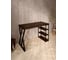 Стол письменный Solarius Loft, 120x60x76.5 см, открытая тумба с тремя полками, компьютерный стол цвета венге с черными металлическими Z-образными ножками stol-tumba-3polki-ven-12060-Z-black 4