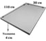 Столешница деревянная для стола Solarius 110x30x4 см, цвет голубой Stsosna11030gol 2