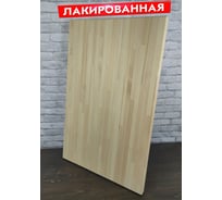 Столешница деревянная для стола Solarius 120x30x4 см, лакированная Stsosna12030lak