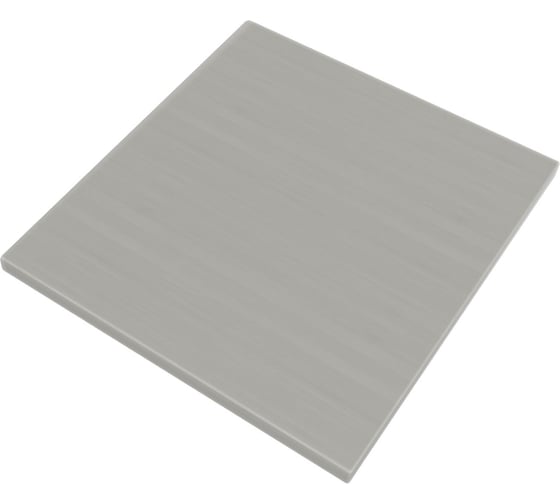 Столешница деревянная для стола Solarius 20x20x4 см, цвет платины Stsosna2020plat