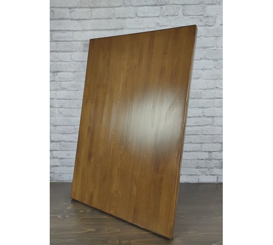 Столешница деревянная для стола Solarius 120x30x4 см, цвет темного дуба Stsosna12030dub