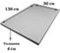 Столешница деревянная для стола Solarius 130x30x4 см, цвет ольхи Stsosna13030olha 3