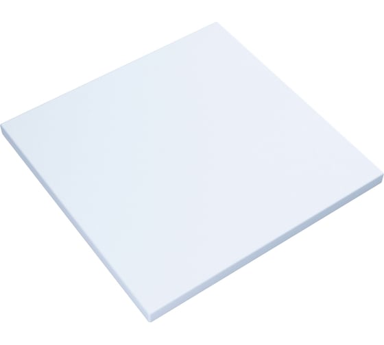 Столешница деревянная для стола Solarius 30x30x4 см, цвет белый Stsosna3030bel