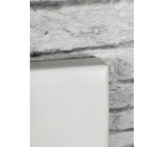Столешница деревянная для стола Solarius 60x20x4 см, цвет белый Stsosna6020bel